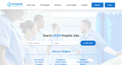 Desktop Screenshot of hospitalcareers.com